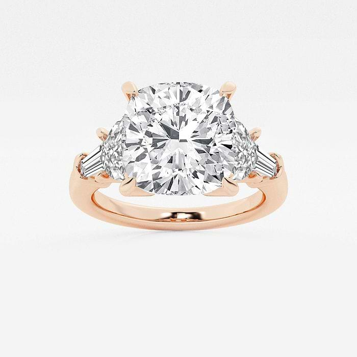 Badgley Mischka Near Colorless Ctw Cushion Lab Grown Diamond